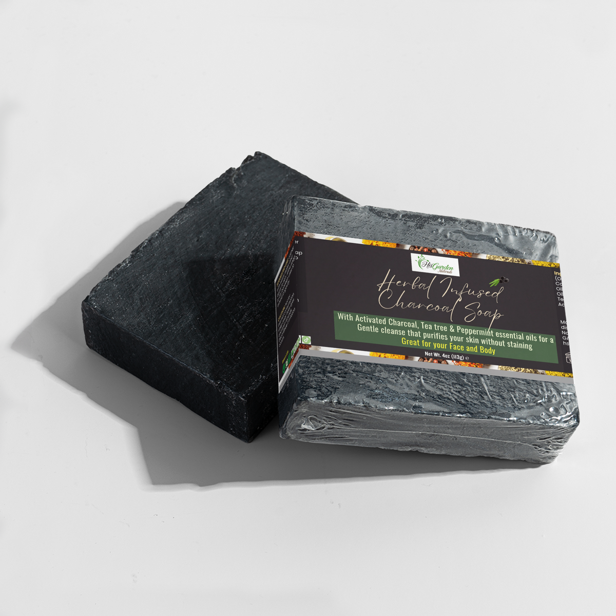 Herbal Infused Charcoal Soap