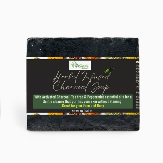 Herbal Infused Charcoal Soap