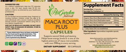 Maca Root Plus