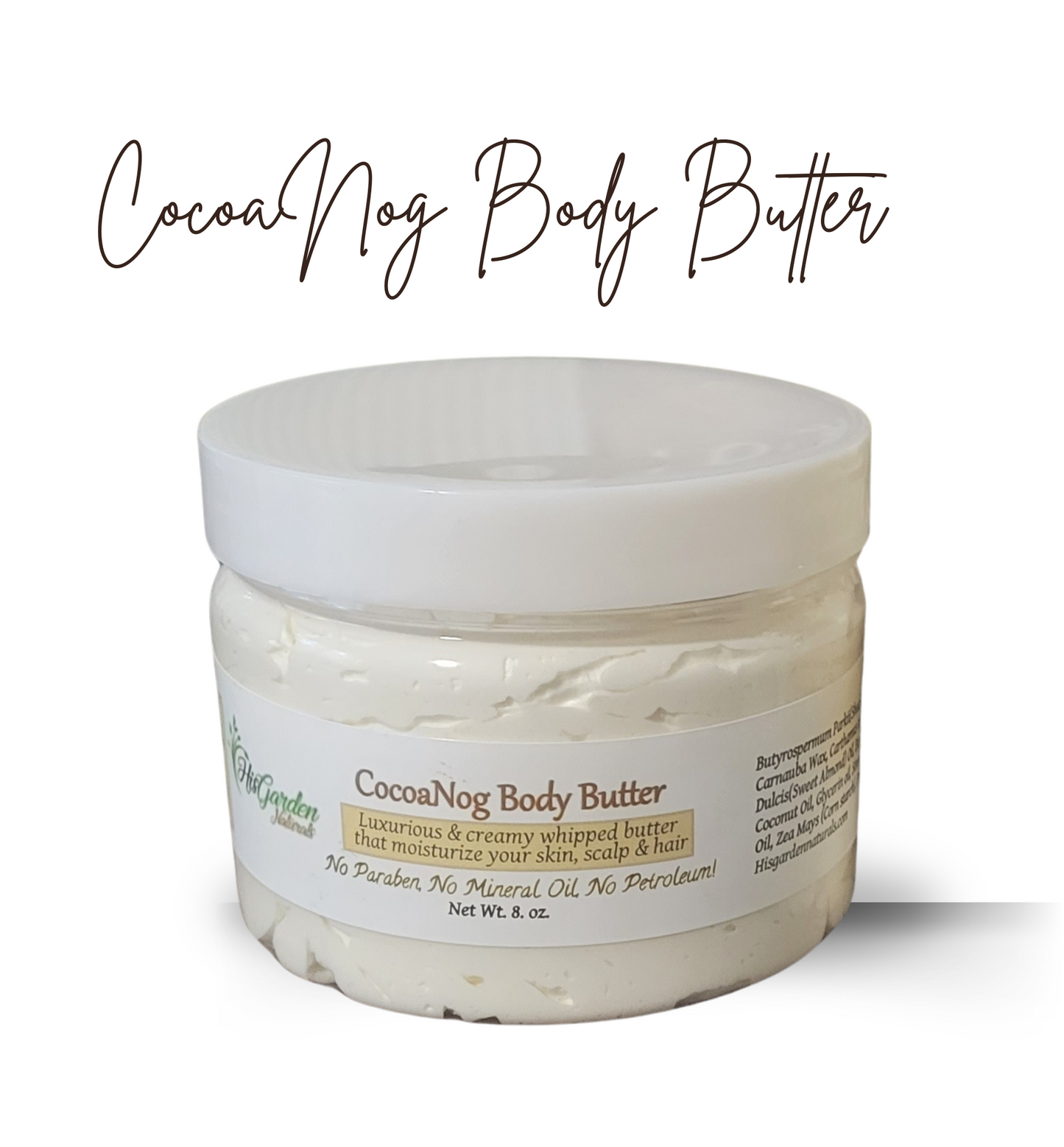 CocoaNog Body & Hair Butter (8oz)