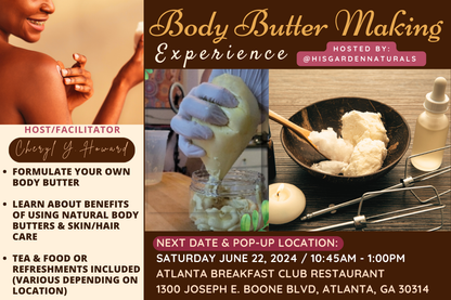 Mobile TeaSip Skincare Making Experience (ASK ABOUT AVAILABILITY PRIOR TO PURCHASE)