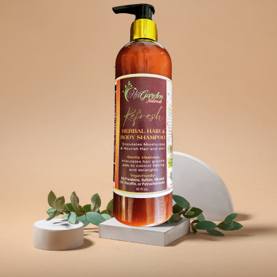 Refresh Herbal Hair & Body Shampoo