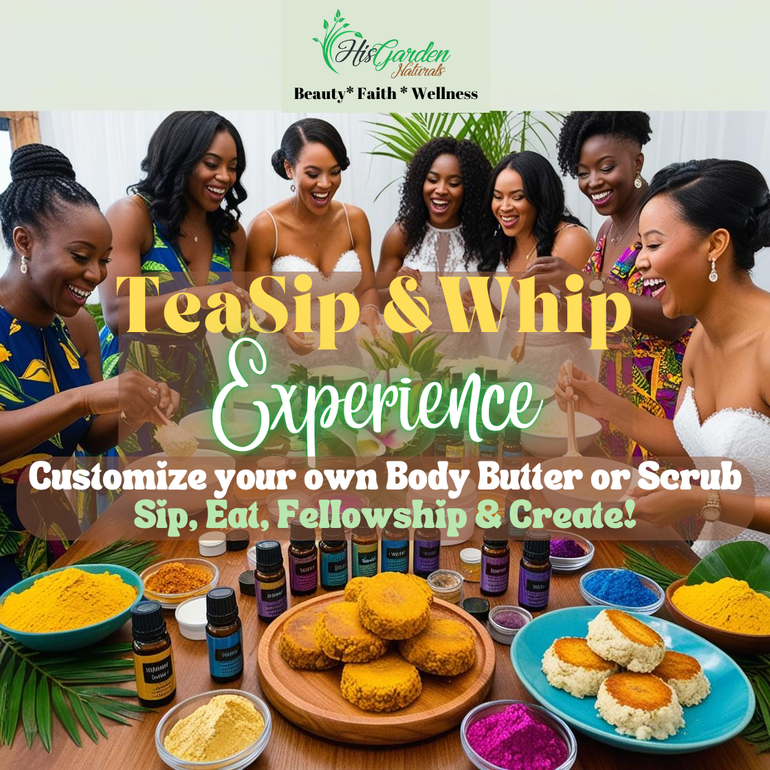 TeaSip & Whip Body Butter Experience!