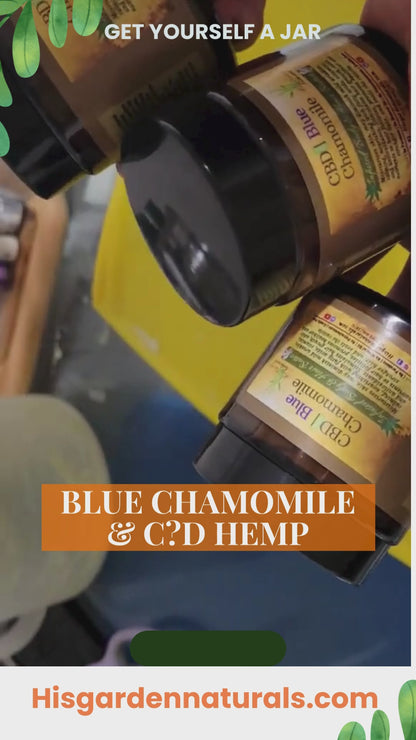 CBD Blue Chamomile Massage, Body & Hair Butter (4oz.)