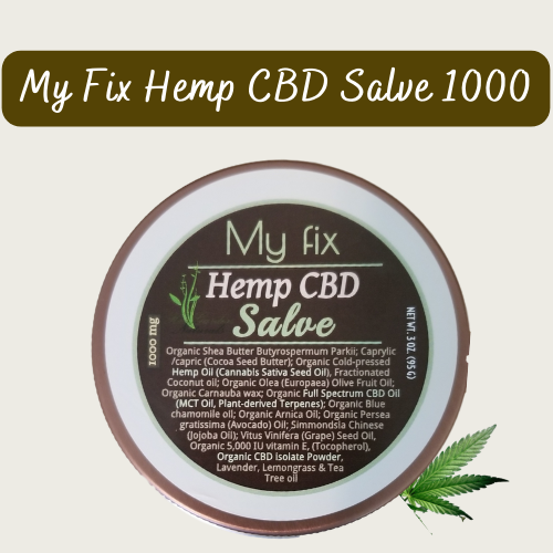 My Fix CBD Salve (500mg or 1000mg $65.00)