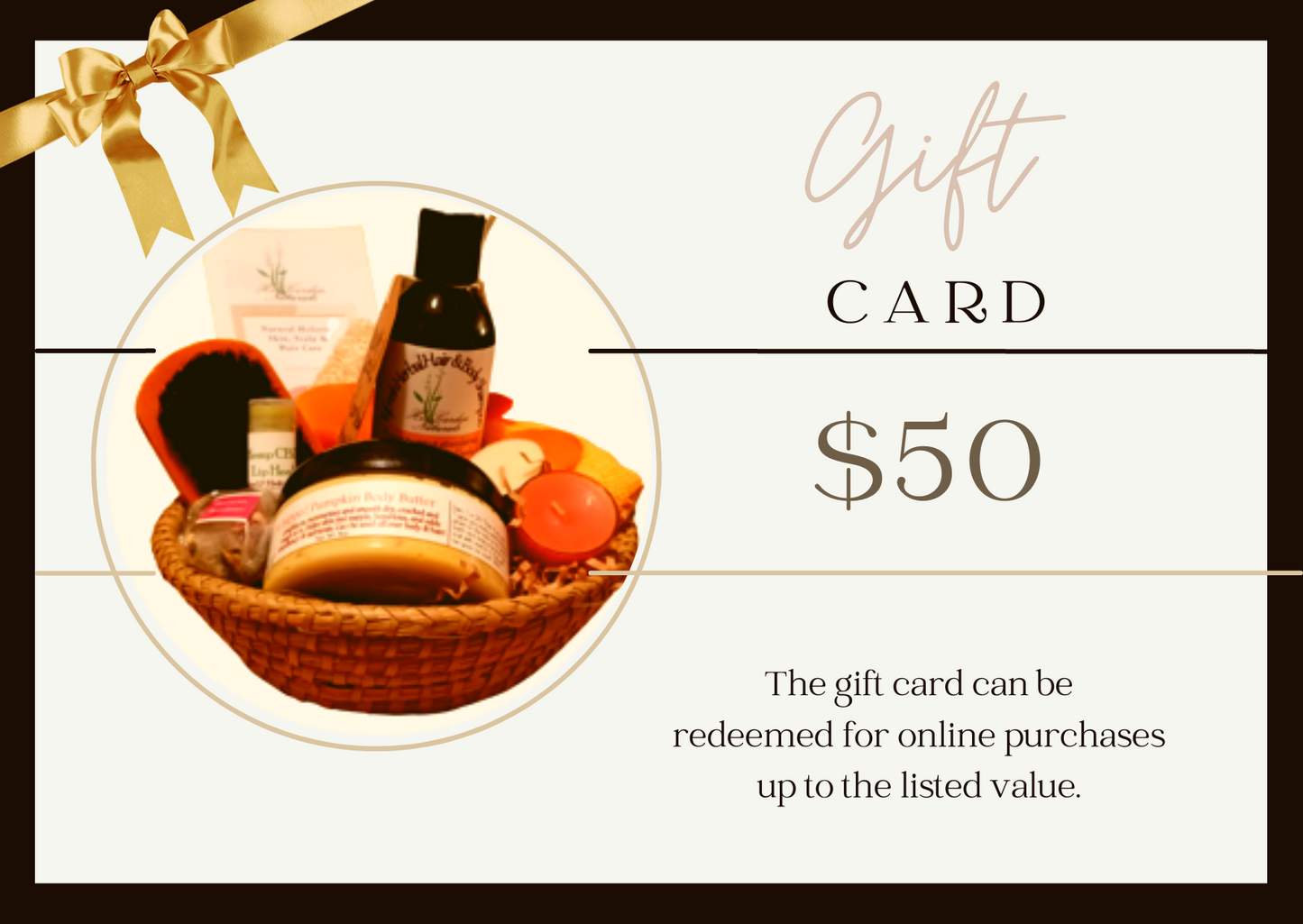 His Garden Naturals Gift Cards