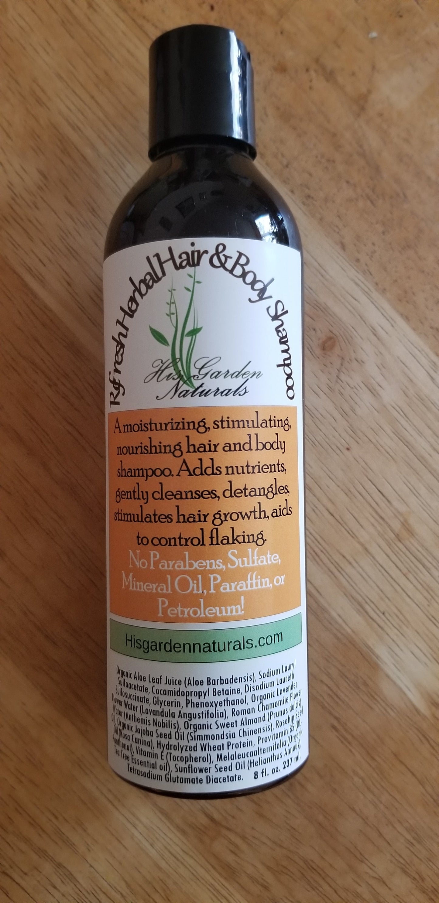 Refresh Herbal Hair & Body Shampoo